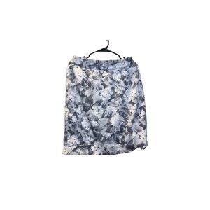 Talbots Size 8 Gray Floral Pencil Skirt – Fully Lined Elegant Style